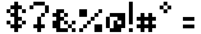 Pixel Pirate Regular Font OTHER CHARS