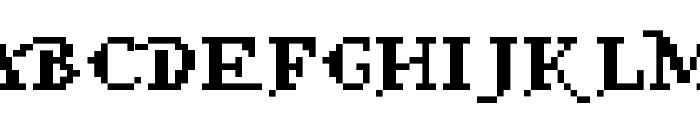 Pixel Pirate Regular Font UPPERCASE