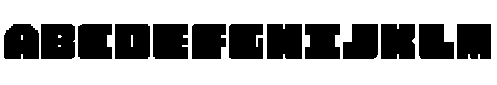 Pixel Robot Font UPPERCASE