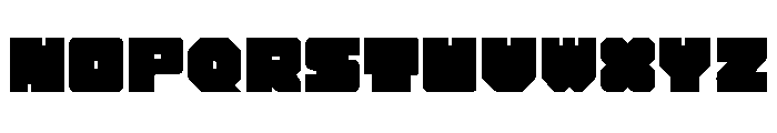 Pixel Robot Font UPPERCASE