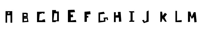 Pixel Signboard Font UPPERCASE