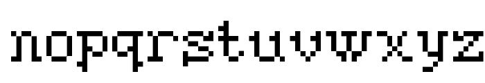 Pixel Sleigh Regular Font LOWERCASE