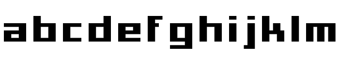 Pixel Square Bold Font LOWERCASE