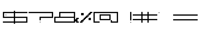 Pixel Star Regular Font OTHER CHARS