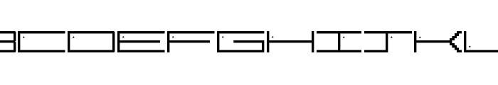 Pixel Star Regular Font UPPERCASE