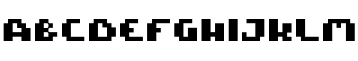 Pixel Tactical Font UPPERCASE