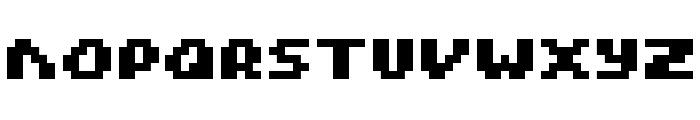 Pixel Tactical Font UPPERCASE