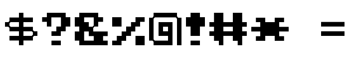 Pixel Takhisis Font OTHER CHARS