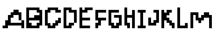 Pixel-This Font UPPERCASE