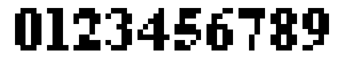 Pixel Times Bold Font OTHER CHARS