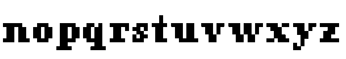 Pixel Times Bold Font LOWERCASE