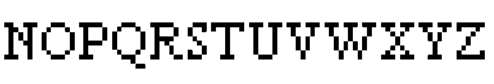 Pixel Times Font UPPERCASE