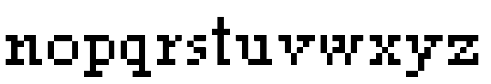 Pixel Times Font LOWERCASE