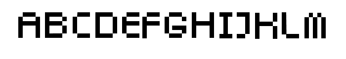 Pixel Twist Font LOWERCASE