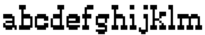 Pixel-Western Regular Font LOWERCASE