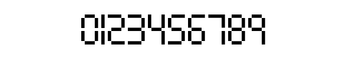 Pixel lcd machine Regular Font OTHER CHARS