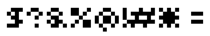 Pixel Font OTHER CHARS