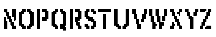 PixelArmy Font LOWERCASE