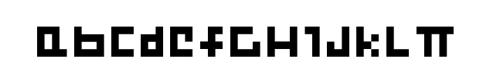 PixelBoy Font LOWERCASE