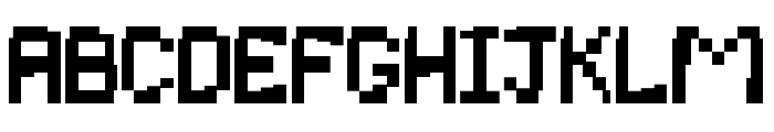 PixelBug Font UPPERCASE