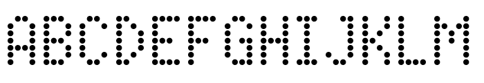 PixelBus Regular Font UPPERCASE