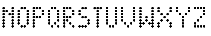 PixelBus Regular Font UPPERCASE