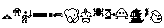 PixelCharas Font UPPERCASE