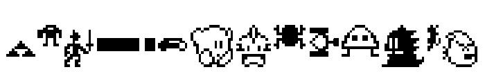 PixelCharas Font LOWERCASE