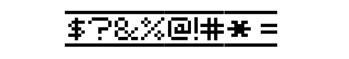 {PixelFlag} Regular Font OTHER CHARS