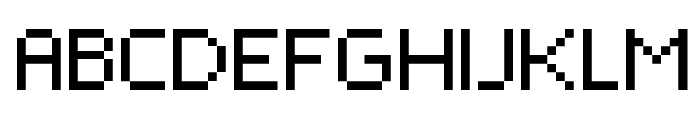 PixelForce Font UPPERCASE