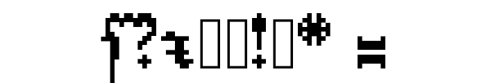 PixelFraktur Font OTHER CHARS