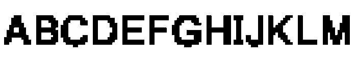 PixelGrunge Font UPPERCASE