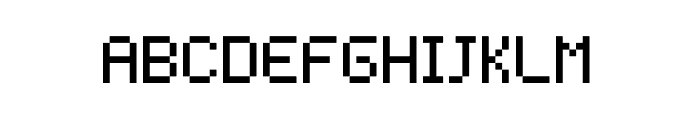 PixelMaster Font UPPERCASE