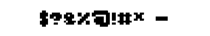 PixelNarrator Font OTHER CHARS