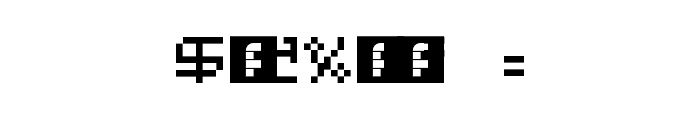 PixelOldEnglish Regular Font OTHER CHARS