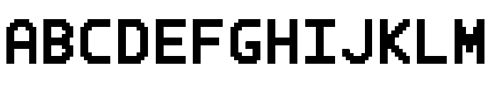 PixelPro 2P Regular Font UPPERCASE