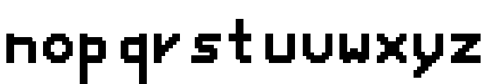 PixelPro 2P Regular Font LOWERCASE