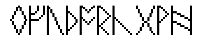 PixelRunes Font OTHER CHARS