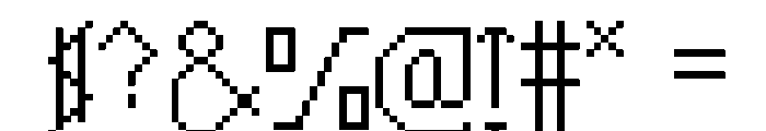 PixelRunes Font OTHER CHARS