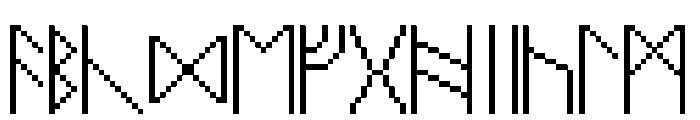 PixelRunes FONT