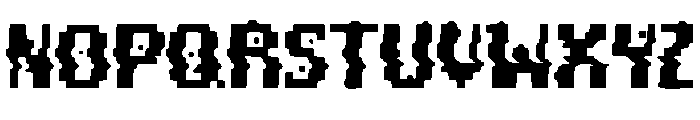 Pixel_Distortion Font UPPERCASE
