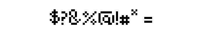 Pixel_Runes Regular Font OTHER CHARS