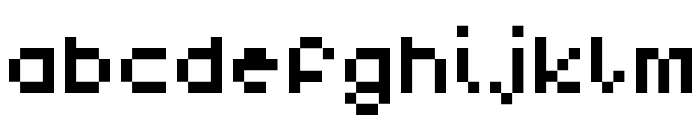 Pixel Font LOWERCASE