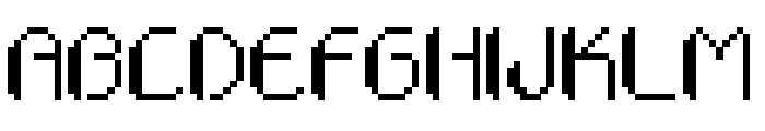 Pixelate Bass Font UPPERCASE