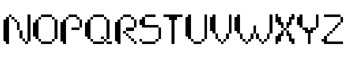 Pixelate Bass Font UPPERCASE