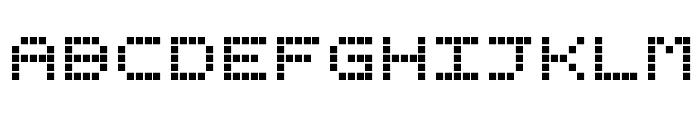 Pixelate Regular Font UPPERCASE