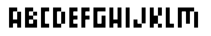Pixelated Princess Regular Font UPPERCASE