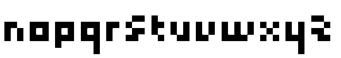 Pixelated Princess Regular Font LOWERCASE