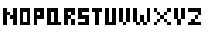 PixelatedCZS Regular Font UPPERCASE