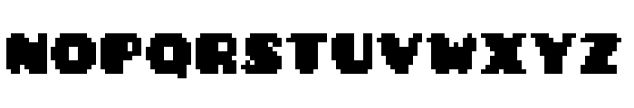 PixelatedPusab Font LOWERCASE